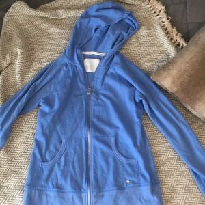 VS Blue Zip Up Sweater